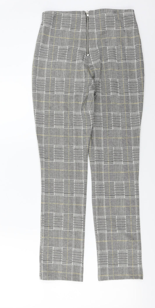 Womens UK Size S H&M Regular Fit Grey Trousers
