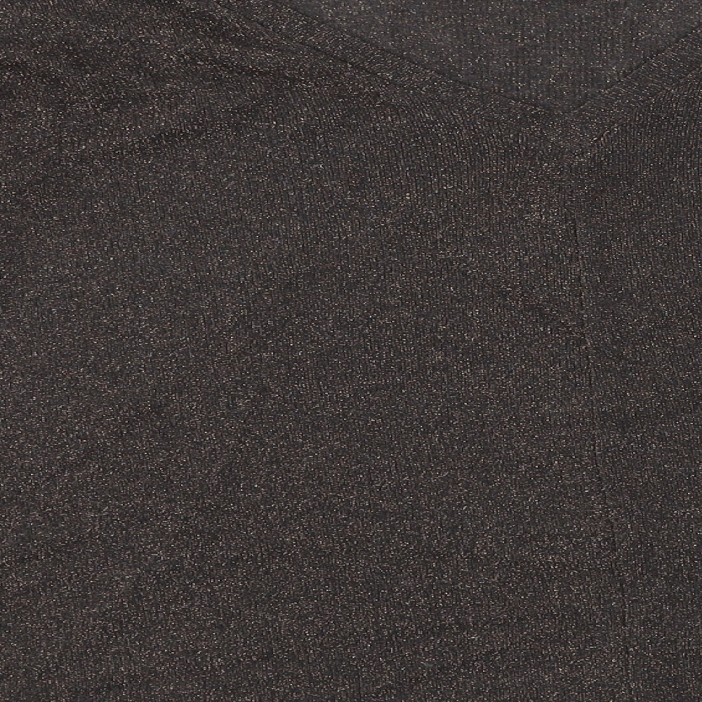 Womens UK Size 8 NEXT Brown Basic Blouse