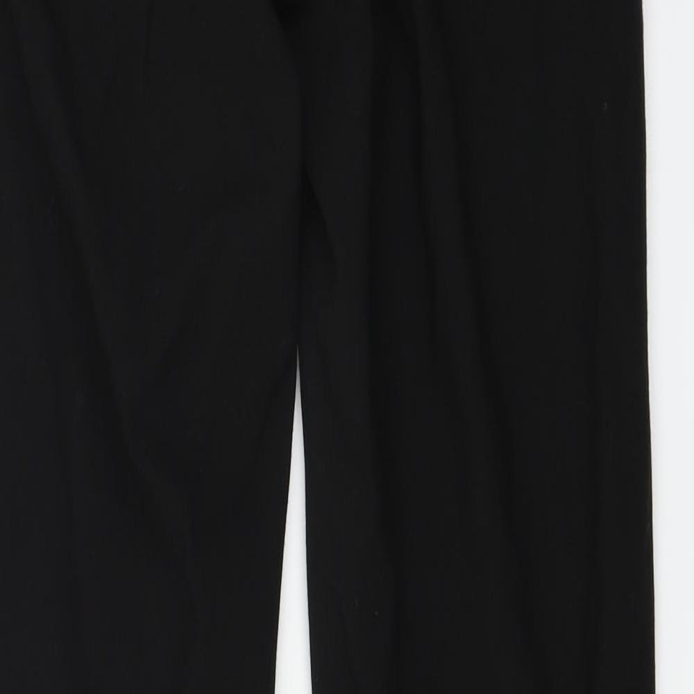 Womens UK Size 30 in ASOS Regular Fit Black Trousers