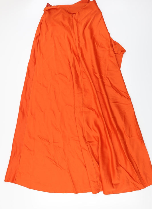 Nasty Gal  Womens Orange   A-Line Skirt Size 4