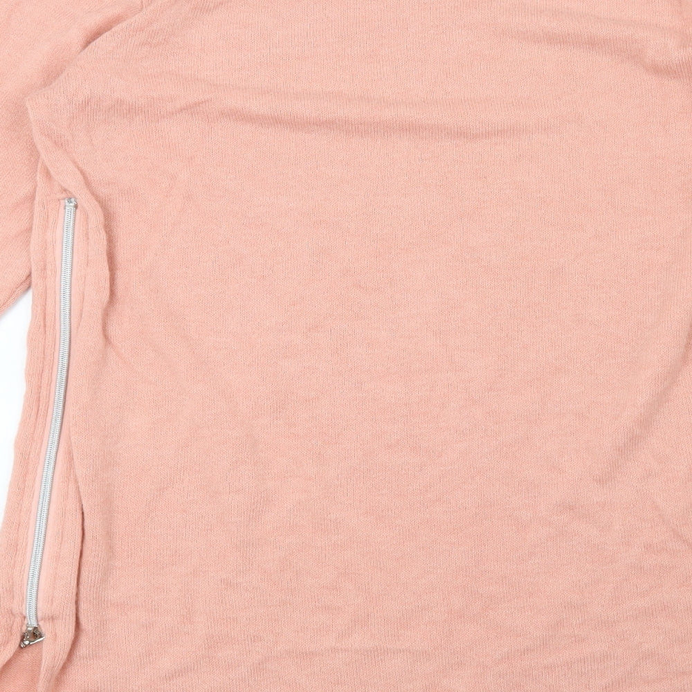 Preworn Womens Pink Pullover Jumper Size XL