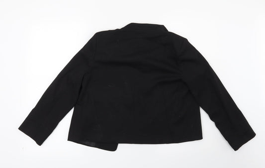 Womens UK Size 10 Preworn Black Jacket