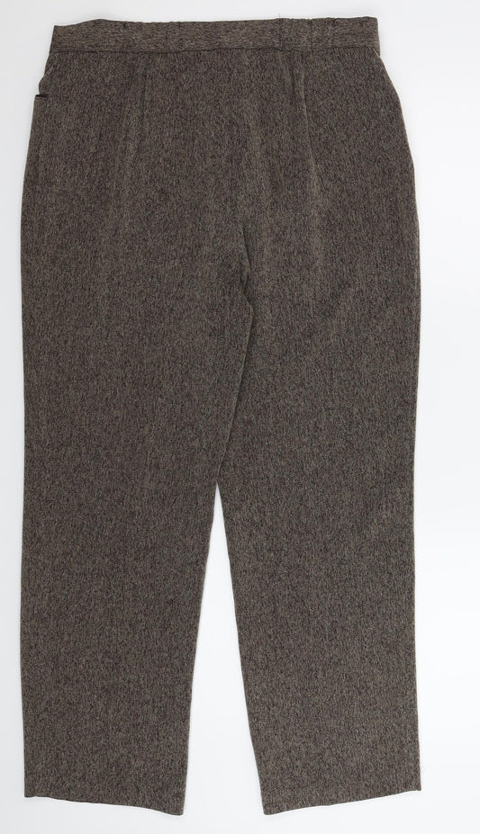 Womens UK Size 14 Marks and Spencer Regular Fit Grey Trousers