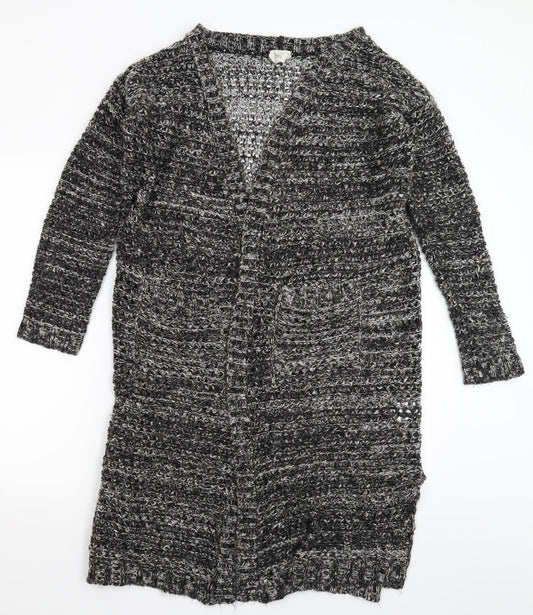 Pins & Needles Womens Grey Knit Cardigan Jumper Size S - Oversized