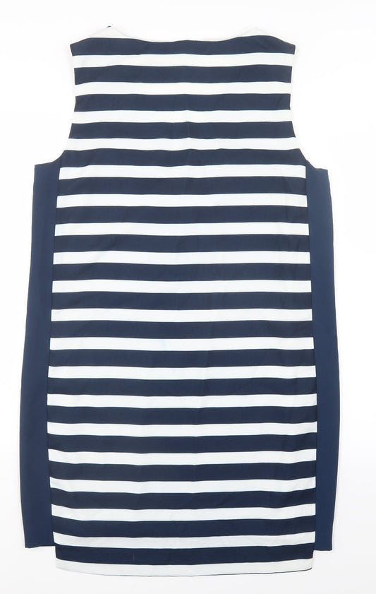 Vera Moda Womens Blue Striped Shift Size L