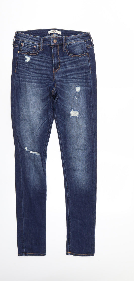 Hollister Womens Blue Denim Straight Jeans Size 26 L31 in