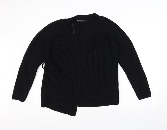 Brave Soul Womens Black Knit Jacket Coatigan Size S