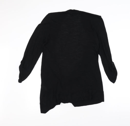 Papaya Womens Black Jacket Coatigan Size 12