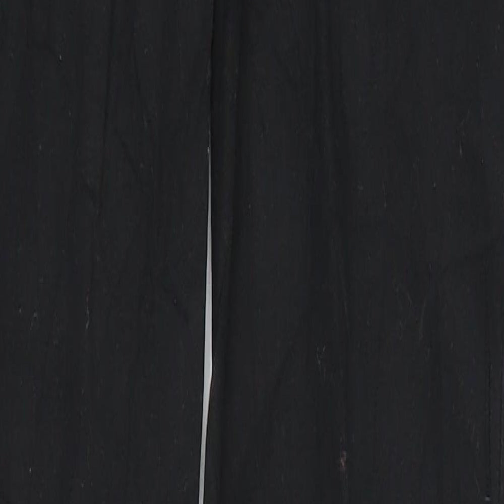 Womens UK Size XS FB Sister Regular Fit Chino Black Trousers