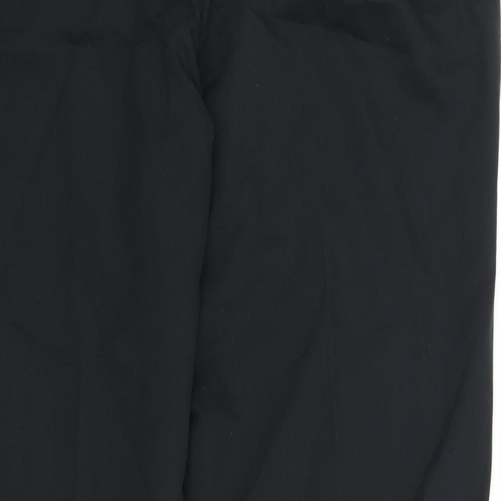 Nutmeg Womens Black Trousers Size 14 L27 in