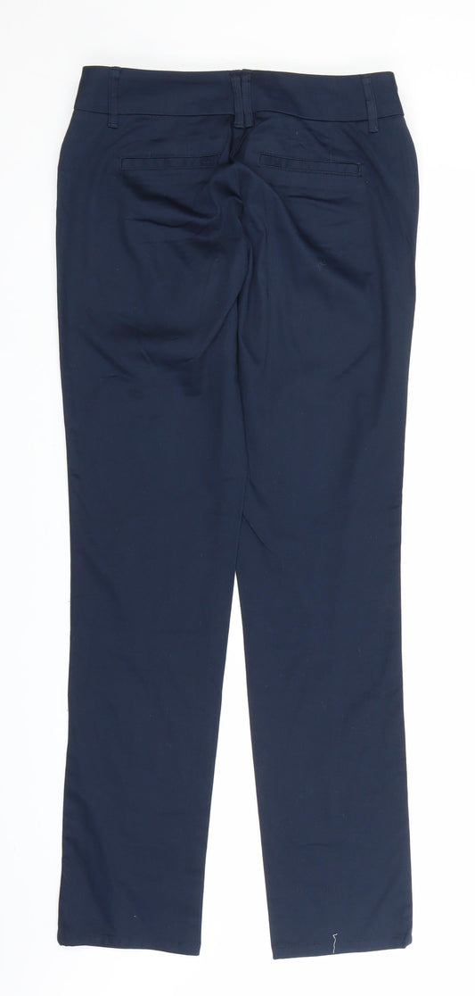 Yessica Womens Blue Trousers Size 8 L31 in