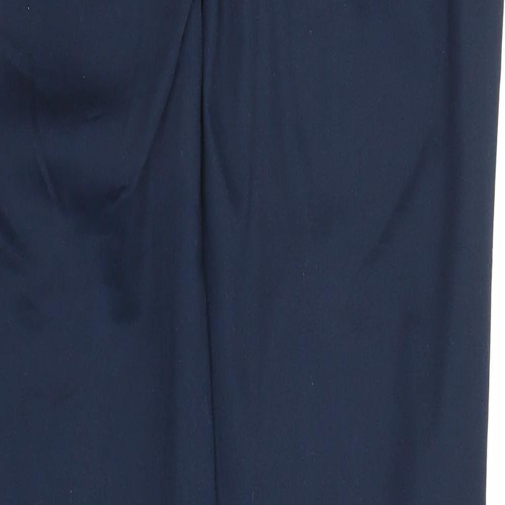 Yessica Womens Blue Trousers Size 8 L31 in