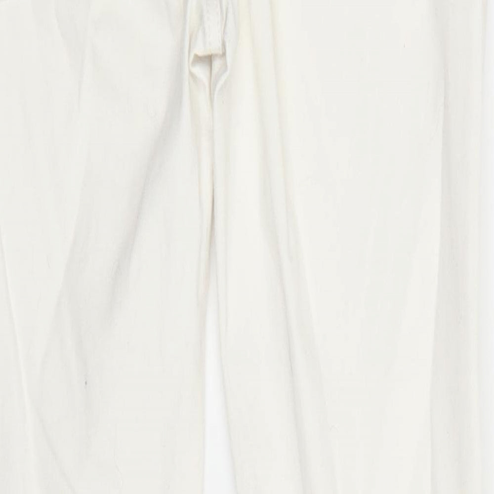 BikBok Womens White Denim Straight Jeans Size M L26 in