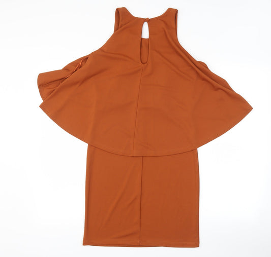 Miss Selfridge Womens Brown Bodycon Size 8