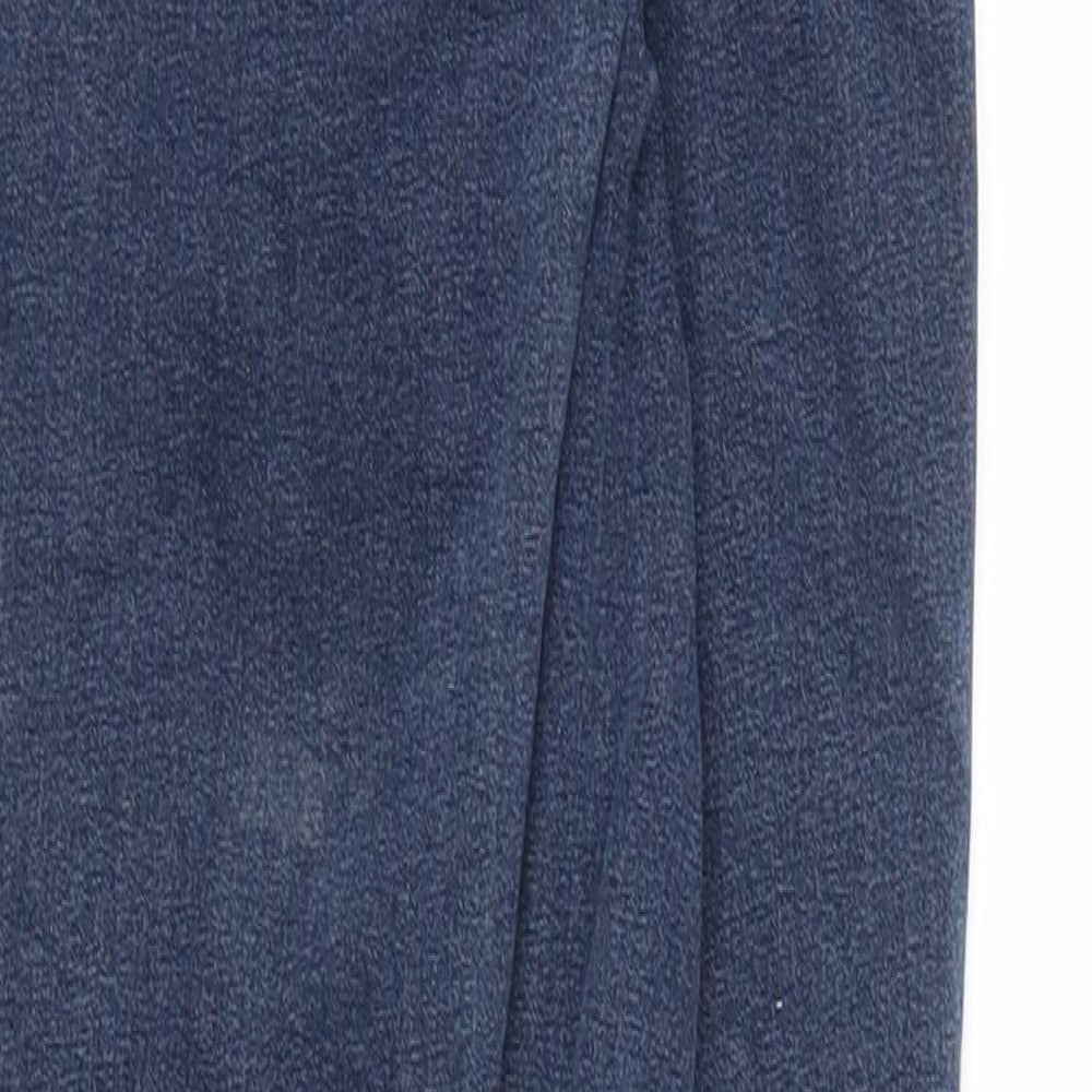 Topshop Womens Blue Straight Jeans Size 25 L30 in