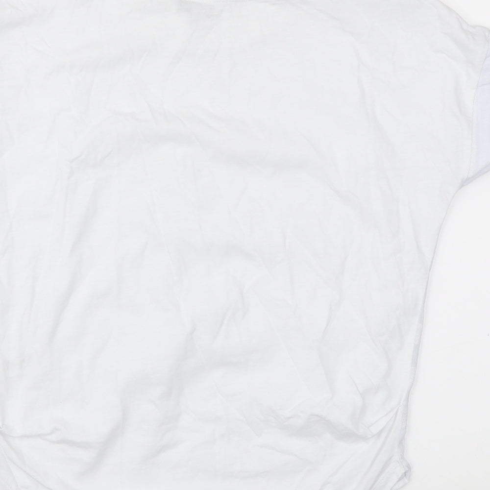 Womens UK Size 6 next White Basic T-Shirt