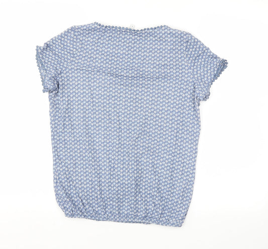 Womens UK Size 6 next Blue Basic T-Shirt