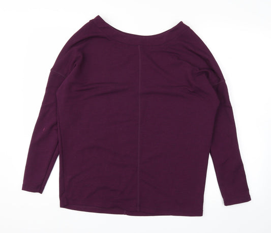 Active Works Womens Purple Pullover Jumper Size S