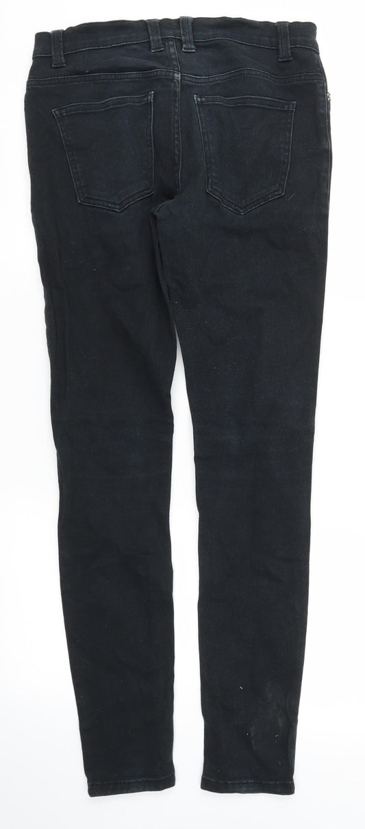 denim &co Womens Black Skinny Jeans Size 30 L32 in