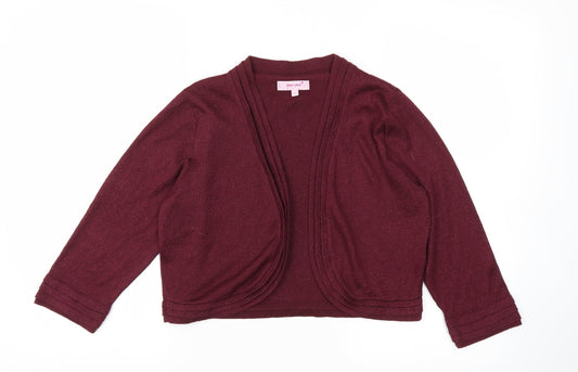 Per Una Womens Purple Cardigan Jumper Size 14