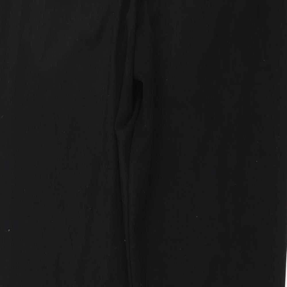 Womens UK Size 10 Marks and Spencer Regular Fit Black Trousers