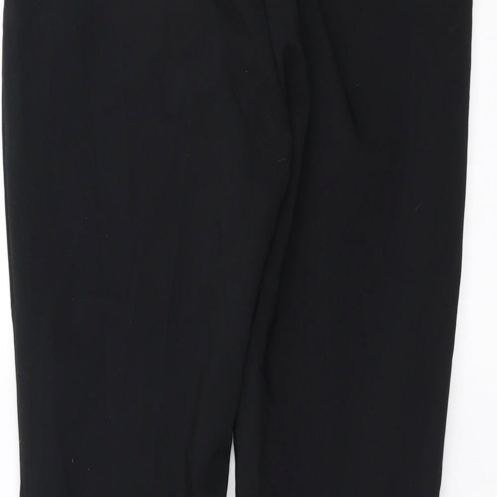Womens UK Size 10 H&M Slim Fit Black Trousers
