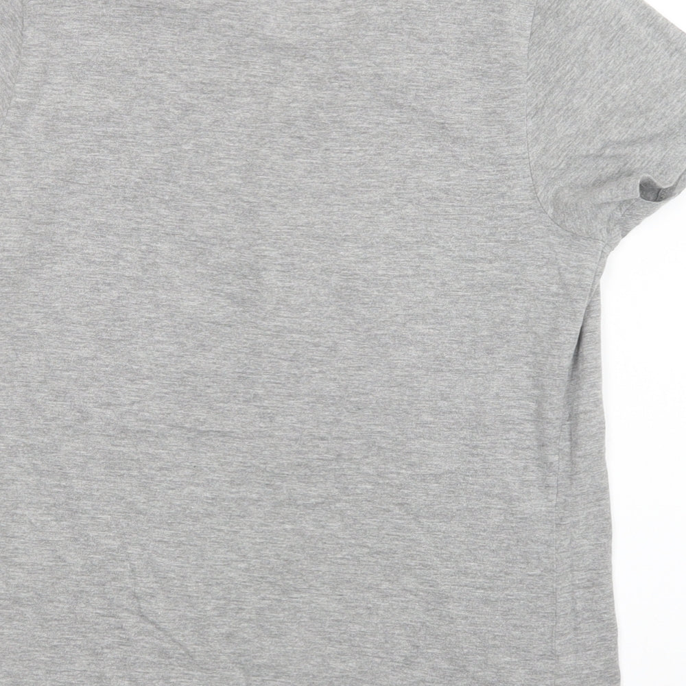BC Collection Womens Grey Basic T-Shirt Size M