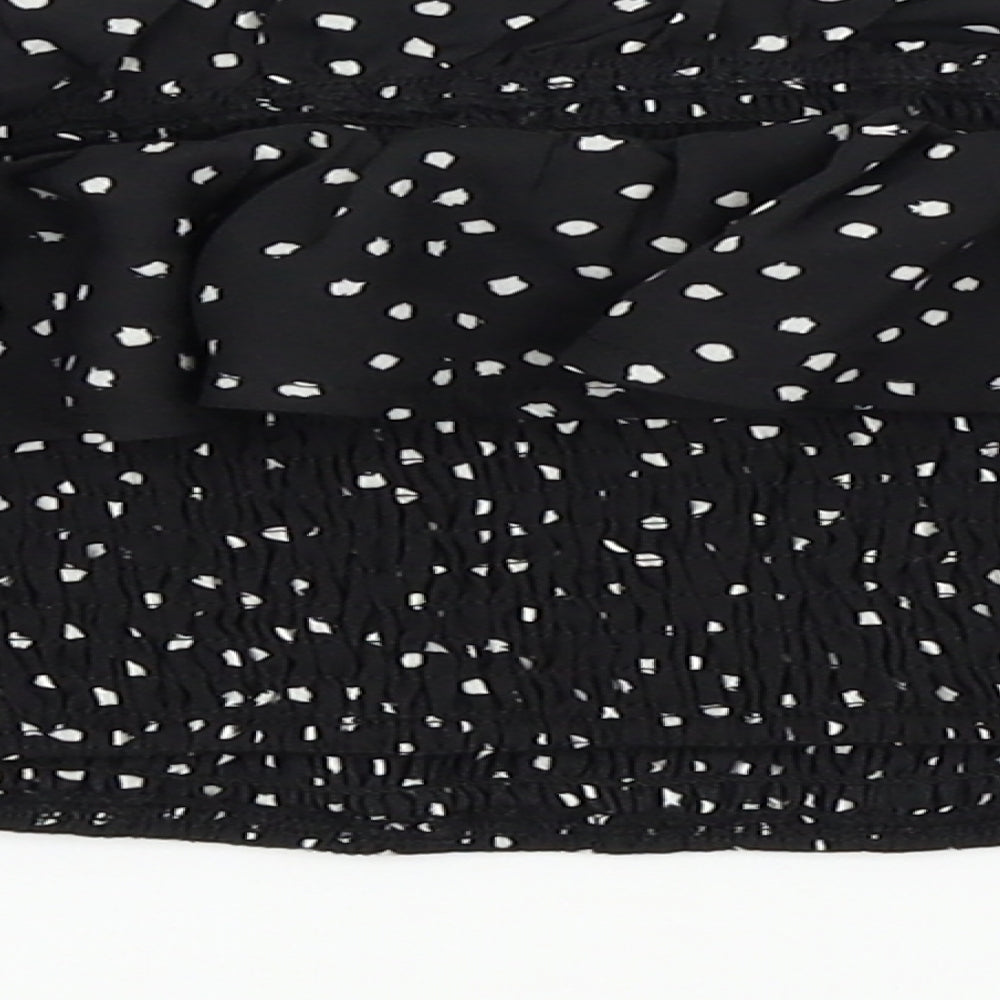 Womens UK Size 10 In the Style Black Basic Blouse