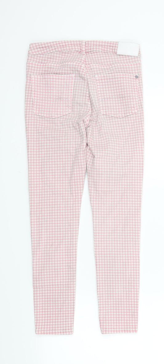 Womens UK Size 8 Jack Wills Slim Fit Skinny Pink Jeans