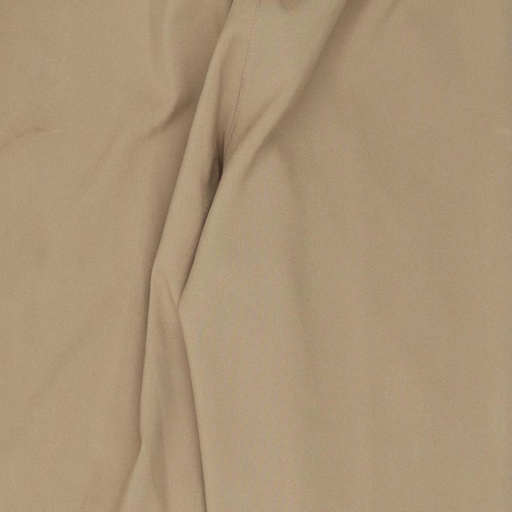 Womens UK Size 22 Preworn Regular Fit Brown Trousers