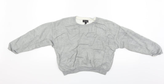 Topshop Womens Grey Pullover Jumper Size 12
