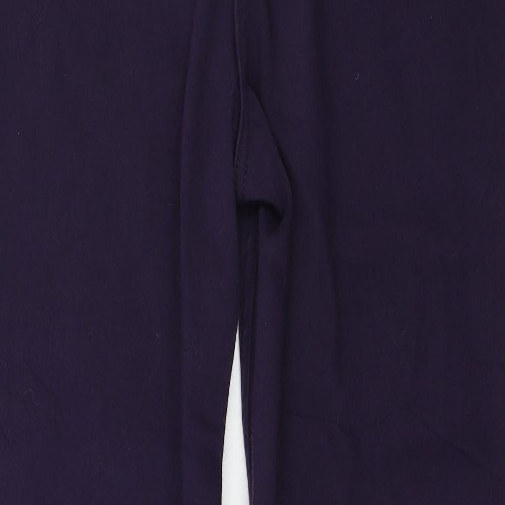 Per Una Womens Purple Tapered Jeans Size 28 in L23 in