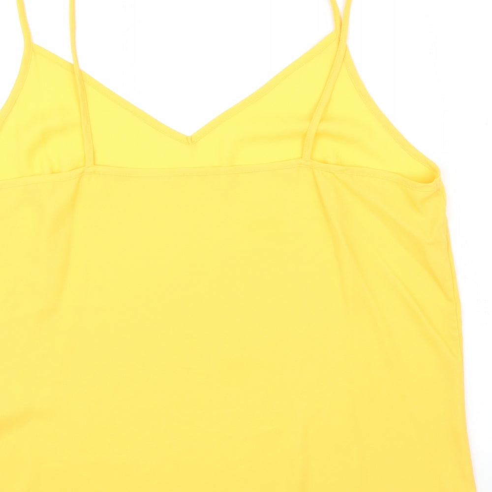 F&F Womens Yellow Camisole Blouse Size 14