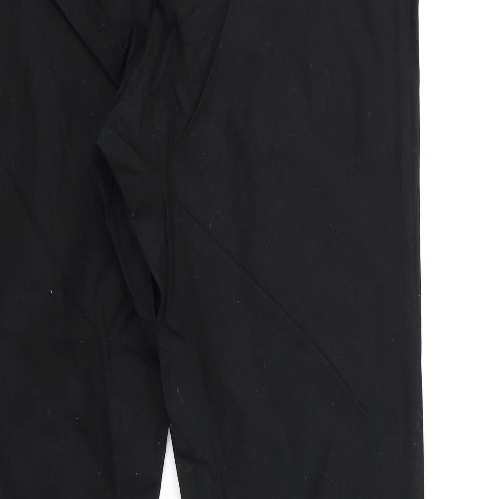 Womens UK Size 12 River Island Regular Fit Snow Pants Black Trousers