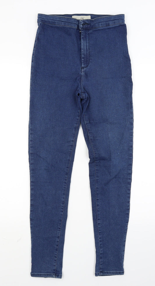 Womens UK Size 28 in Topshop Slim Fit Jegging Blue Jeans
