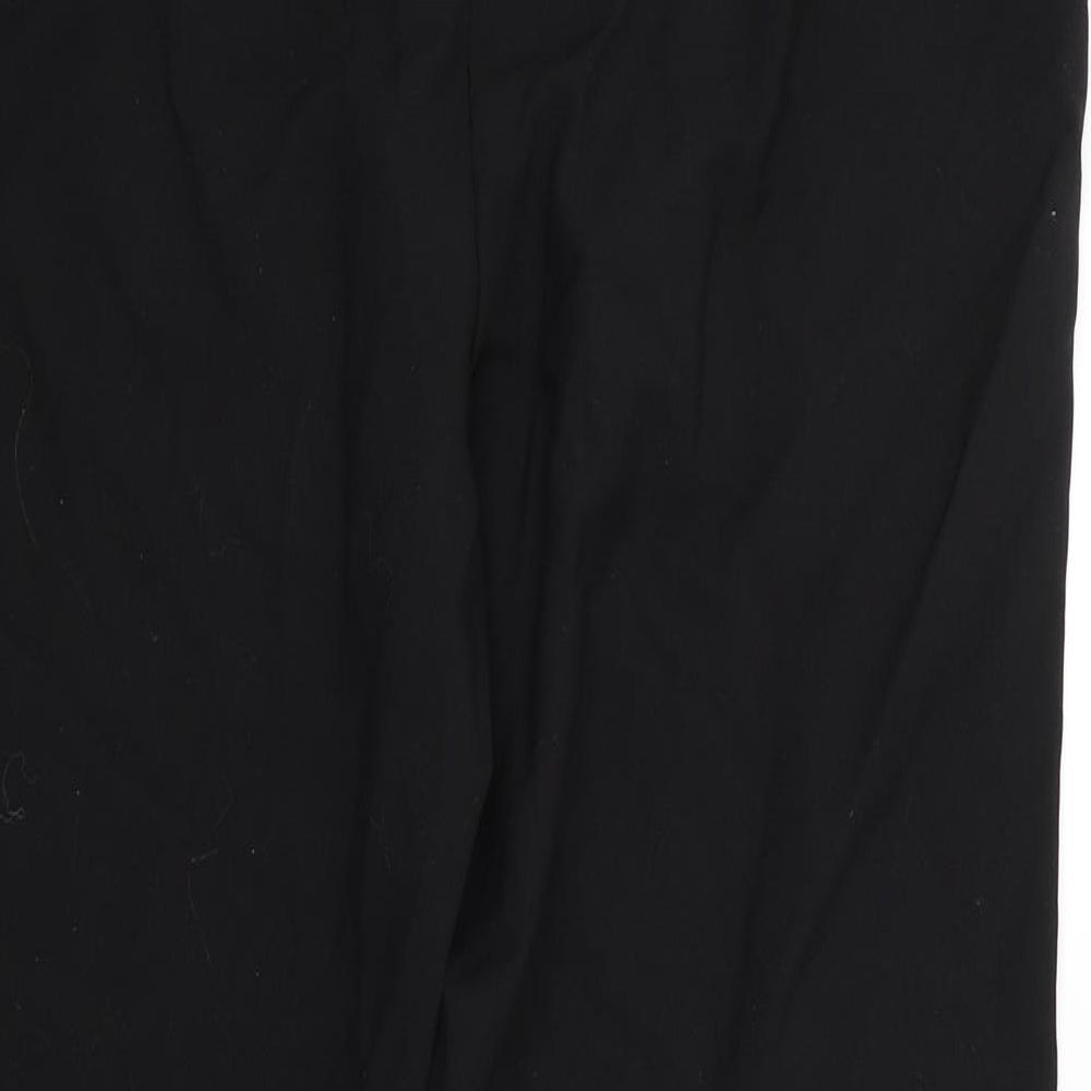 F&F Womens Black Trousers Size 14 L26 in