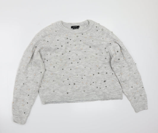 RESERVED Womens Grey Pullover Jumper Size M