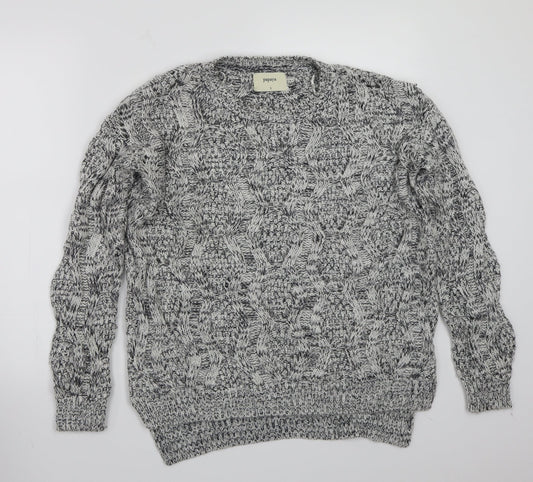 Papaya Womens Grey Pullover Jumper Size S