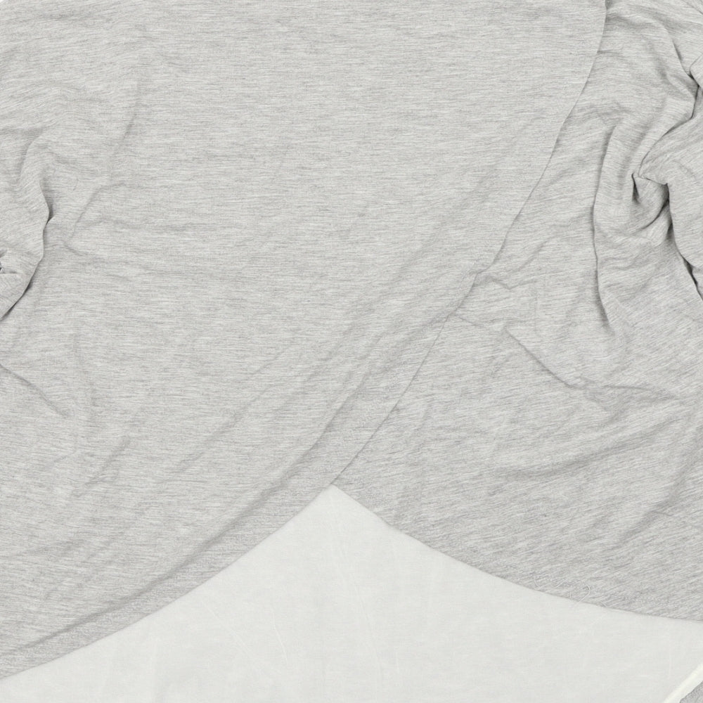 Verve Womens Grey Basic T-Shirt Size S