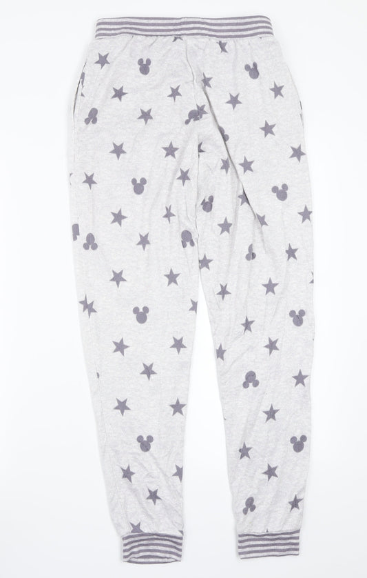 Disney Womens Grey Sweatpants Trousers Size S L27 in