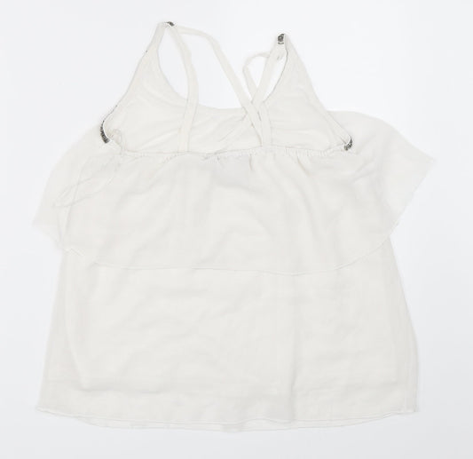 Primark Womens White Camisole Blouse Size 8