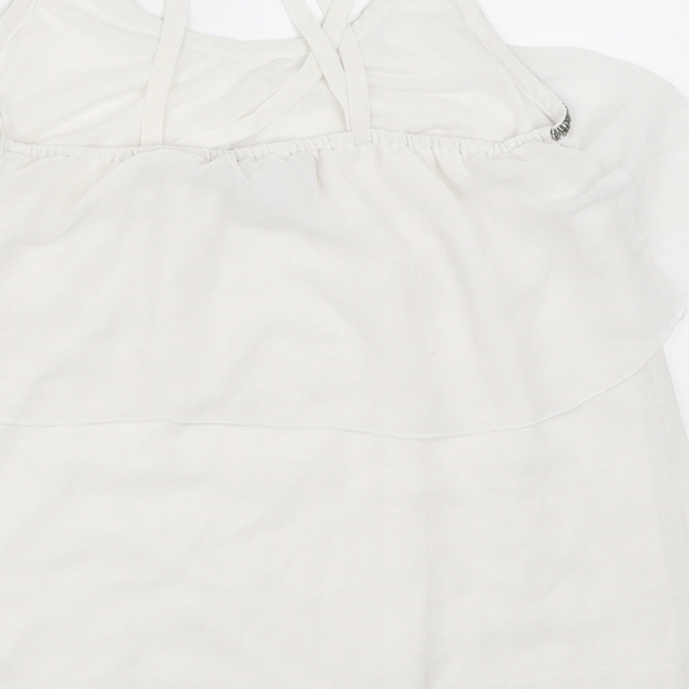 Primark Womens White Camisole Blouse Size 8