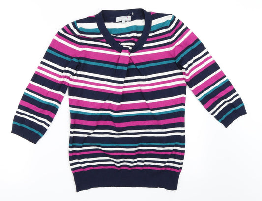 Per Una Womens Blue Pullover Jumper Size 10