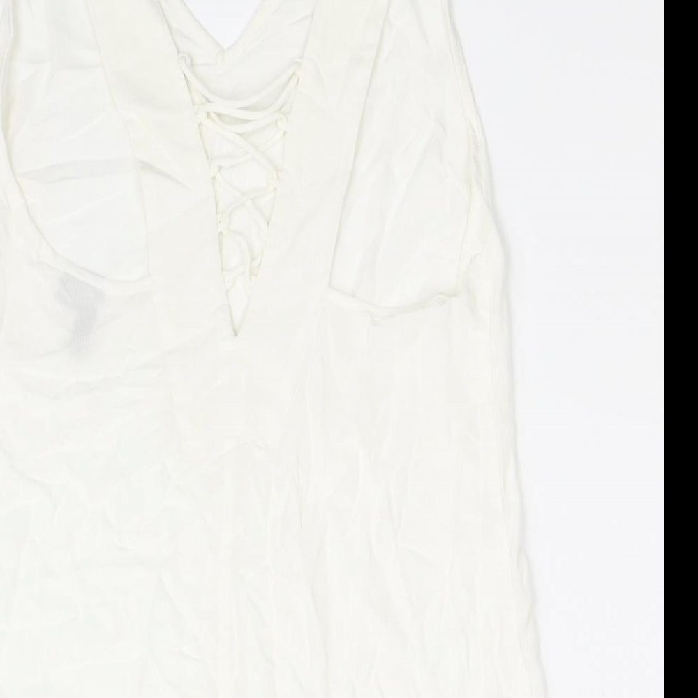 Womens UK Size 6 ASOS Ivory Camisole Blouse