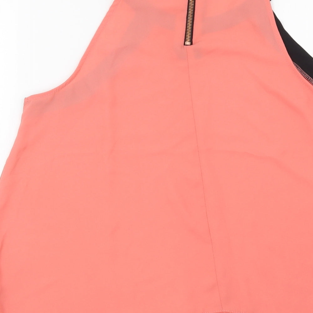 Womens UK Size 10 Atmosphere Pink Basic Blouse