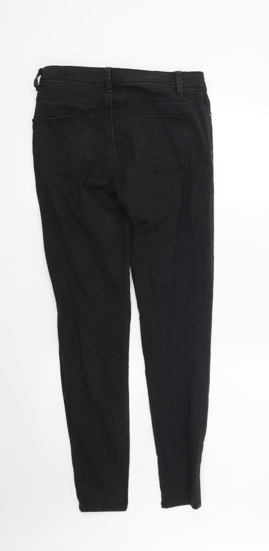 Denim CO Womens Black Skinny Jeans Size 10 L30 in