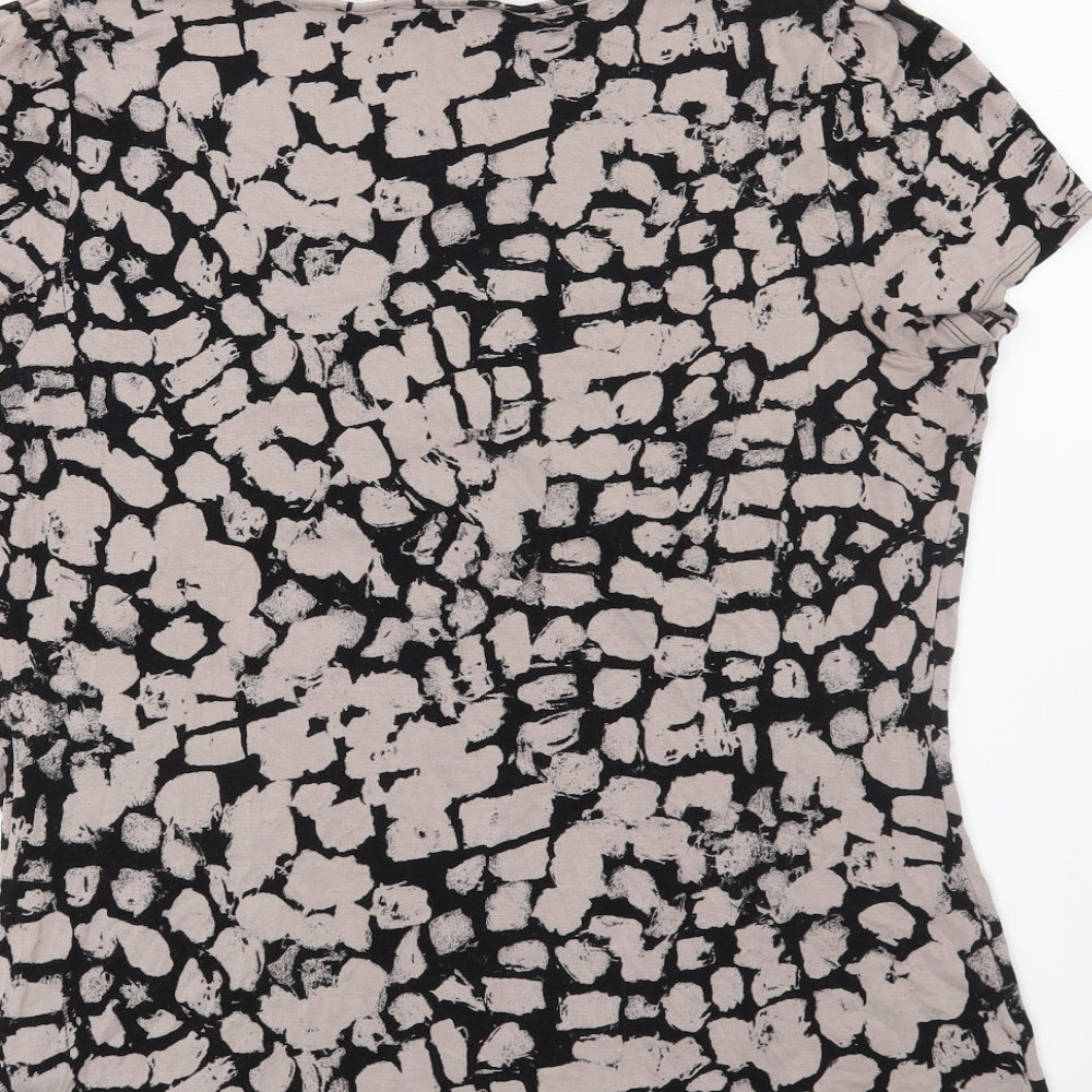 Womens UK Size 12 Marks and Spencer Brown Basic Blouse