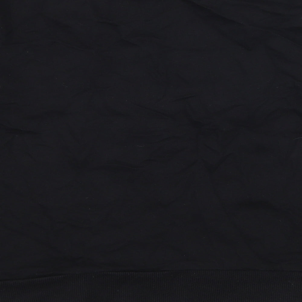 Womens UK Size XS Divided by H&M Black Pullover Sweatshirt