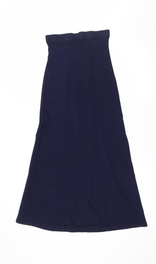 Preworn Womens Blue Jersey Slip Dress Size S
