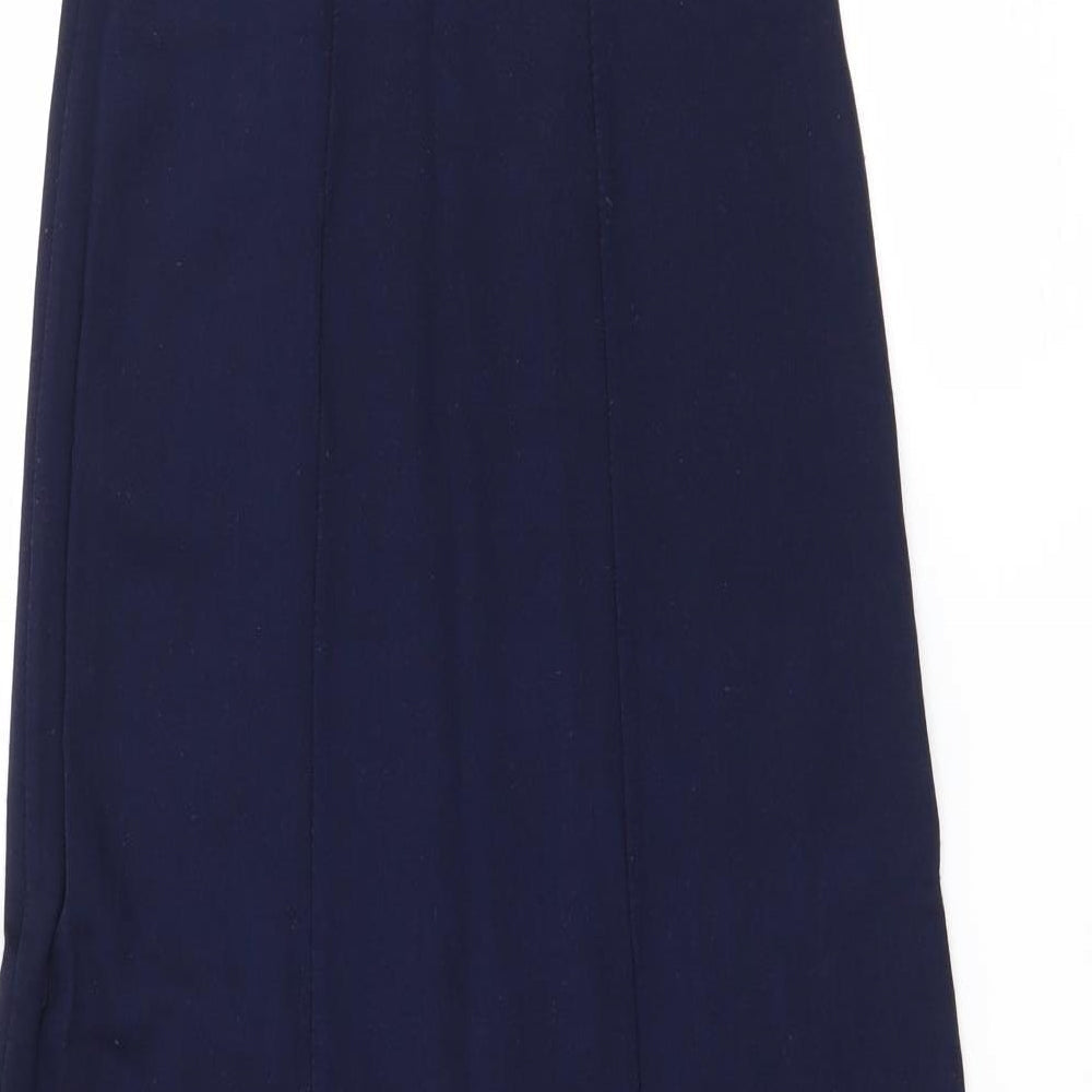 Preworn Womens Blue Jersey Slip Dress Size S